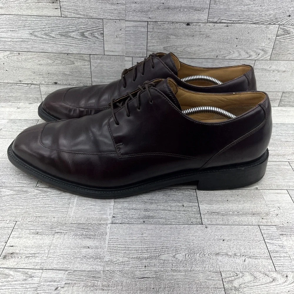 Rockport Burgundy Leather Split Toe Derby Dress Shoes APM1235E Men‎ Size 13M